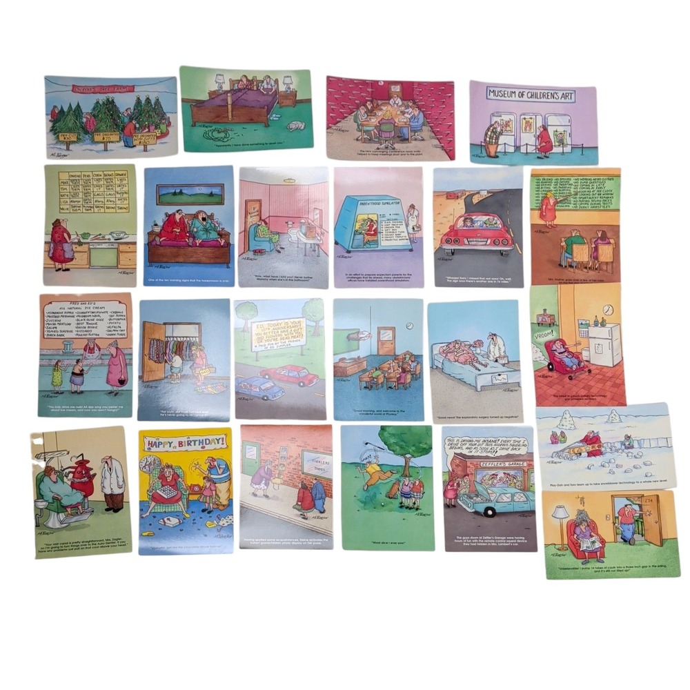 21 Vintage 90s Close to Home John McPherson‎ Comic Postcards Zondervan Lot